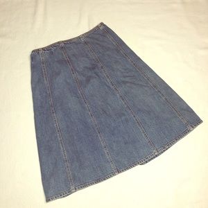 Gap denim skirt